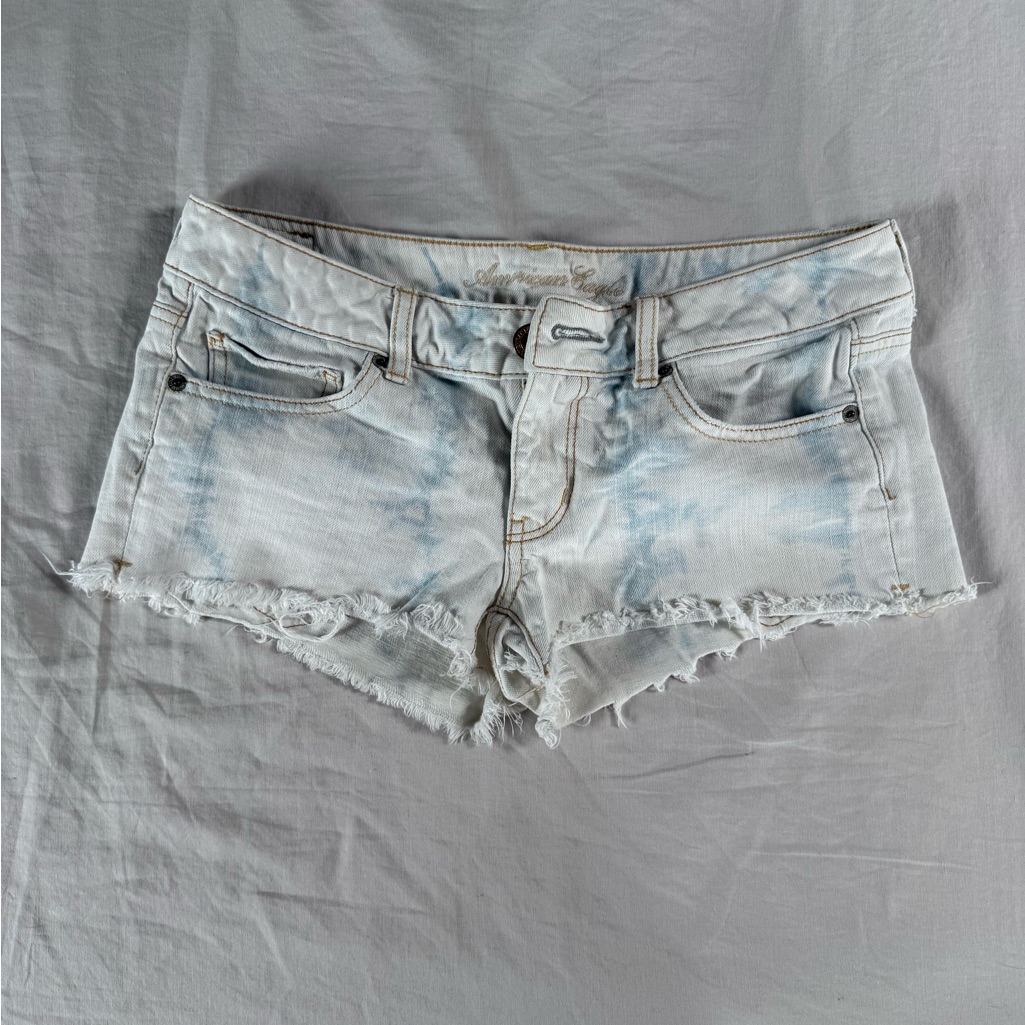 American Eagle Outfitters Bleach-Dye Jean Shorts